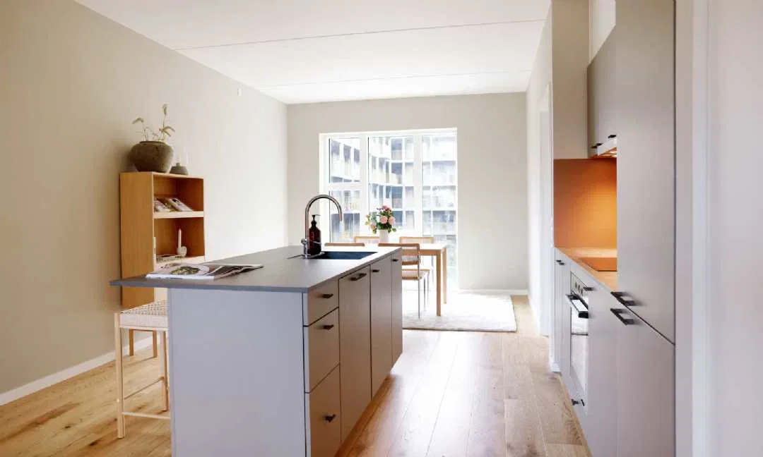 apartment UN17 Søen - 4-Room Rental Apartment with Balcony and Views of Fælleden – Perfect Family or Shared Home