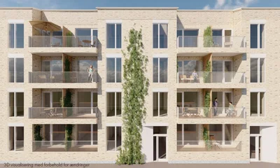 Stor og attraktiv 3-værelses bolig med store lyse vindues partier, skønt køkken-alrum og alt i hårde hvidevare! - Ruten, Brønshøj - 1