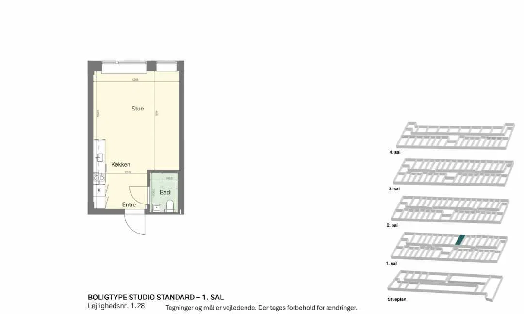 Visual presentation of the listing