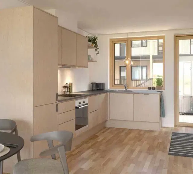 apartment Moderne 3 værelses seniorbolig med altan