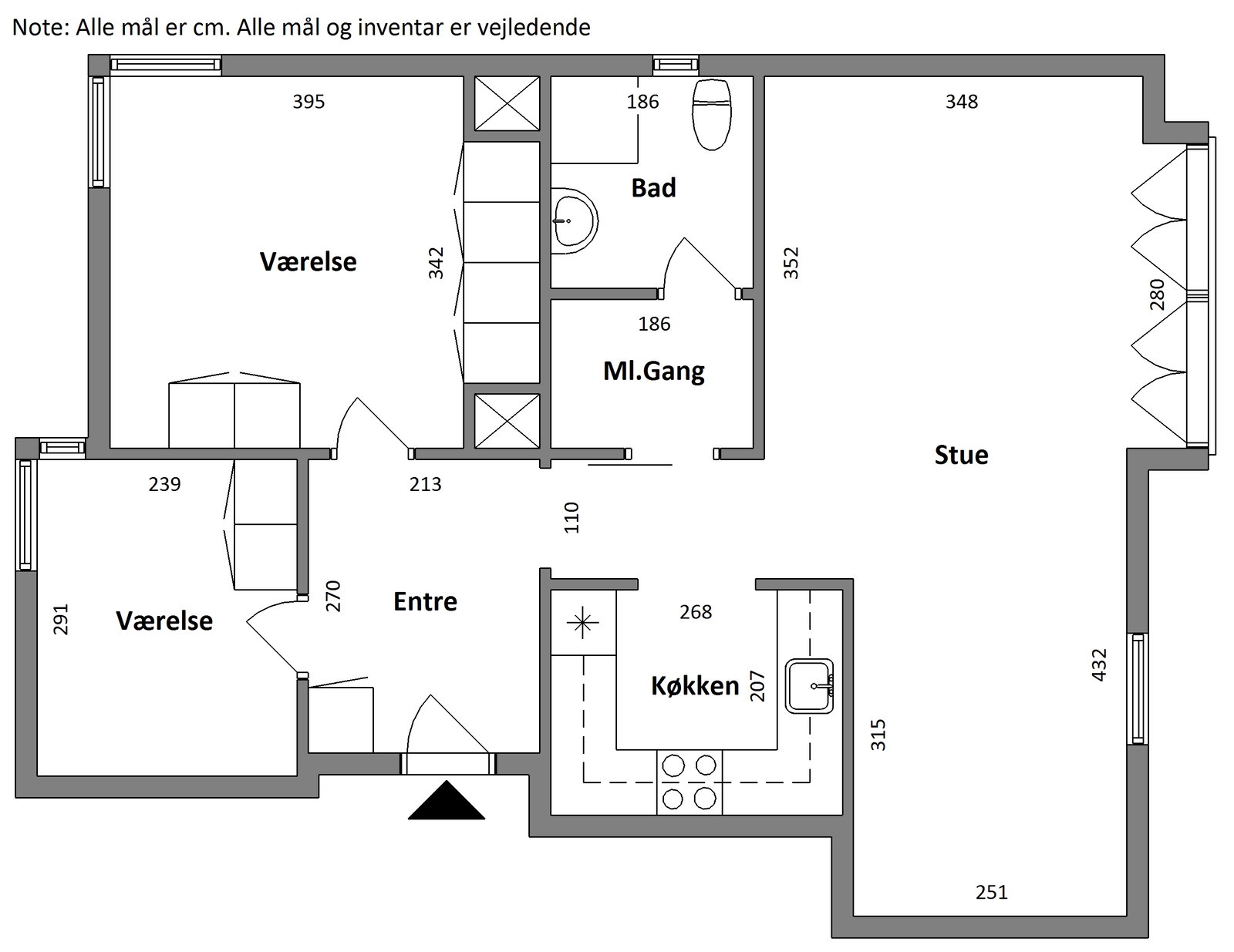 Visual presentation of the listing