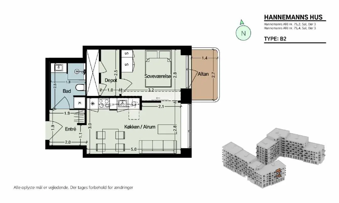 Visual presentation of the listing