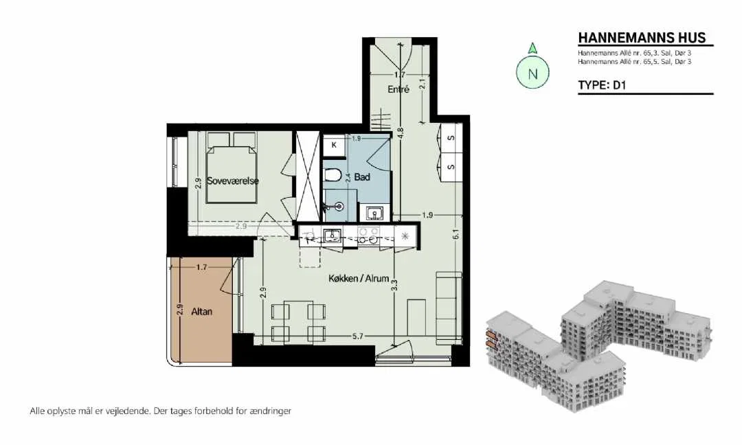 Visual presentation of the listing