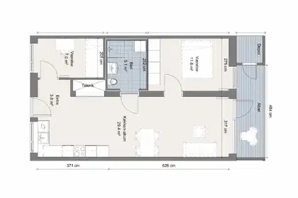 Visual presentation of the listing