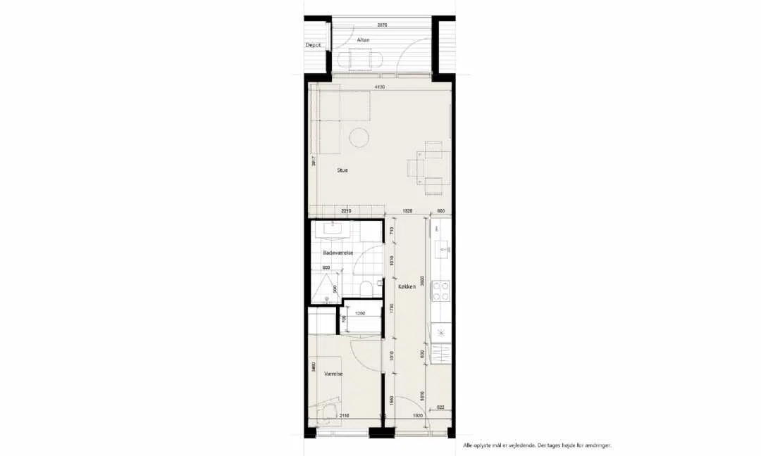 Visual presentation of the listing