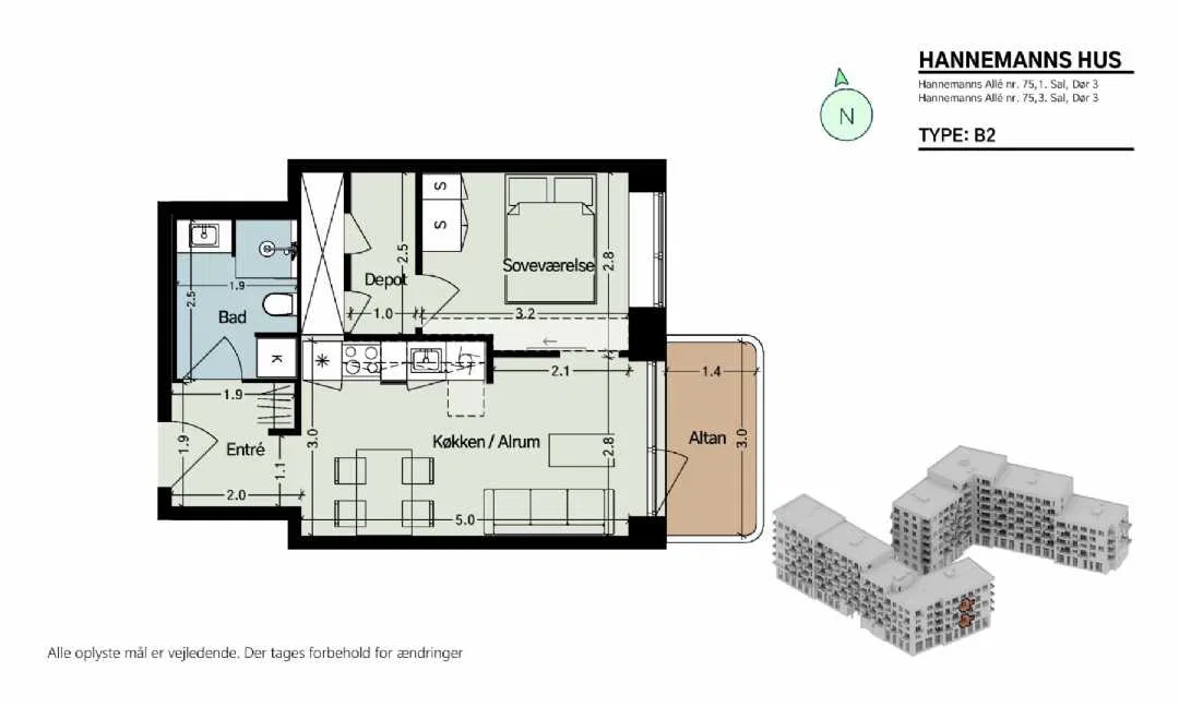 Visual presentation of the listing