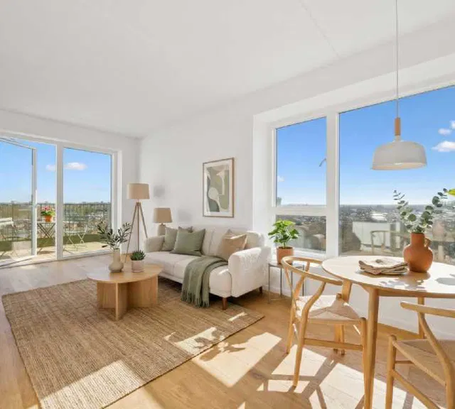 apartment Attraktiv moderne 2 værelses lejlighed med altan
