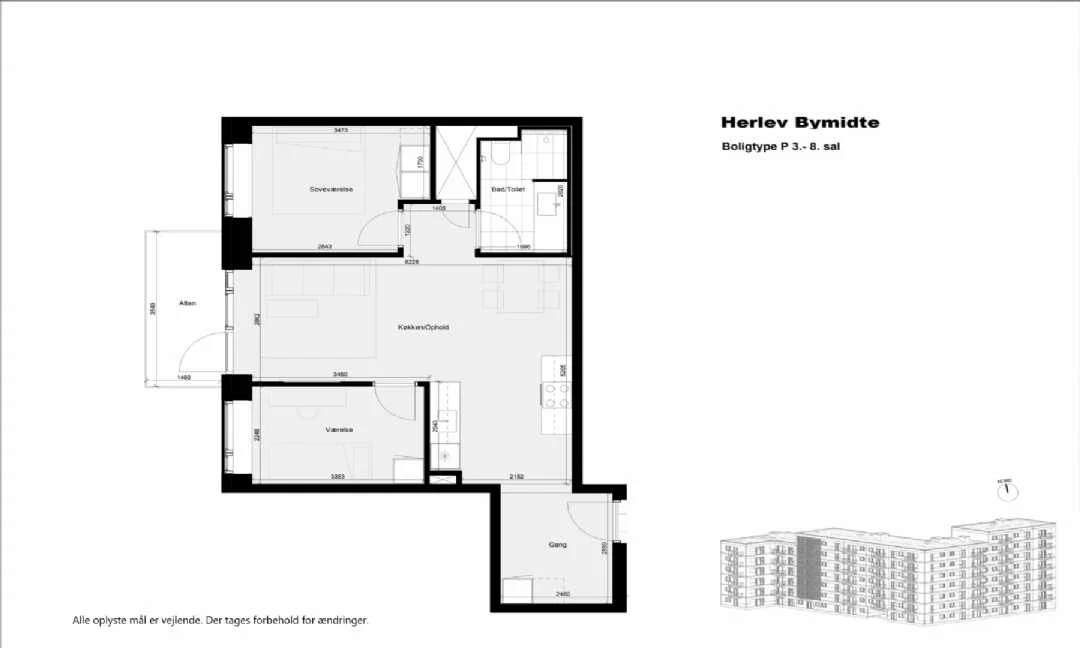 Visual presentation of the listing