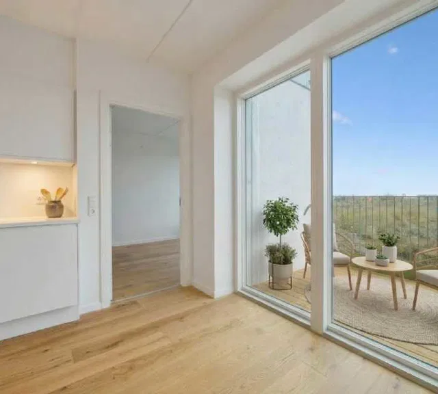 apartment Attraktiv moderne 2 værelses lejlighed med altan