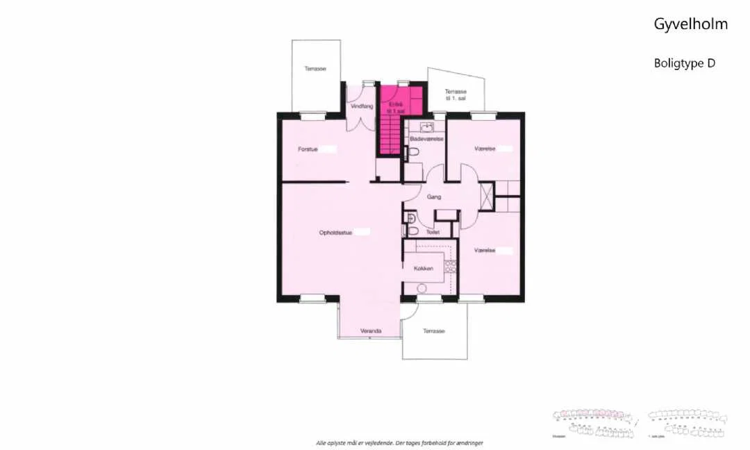 Visual presentation of the listing