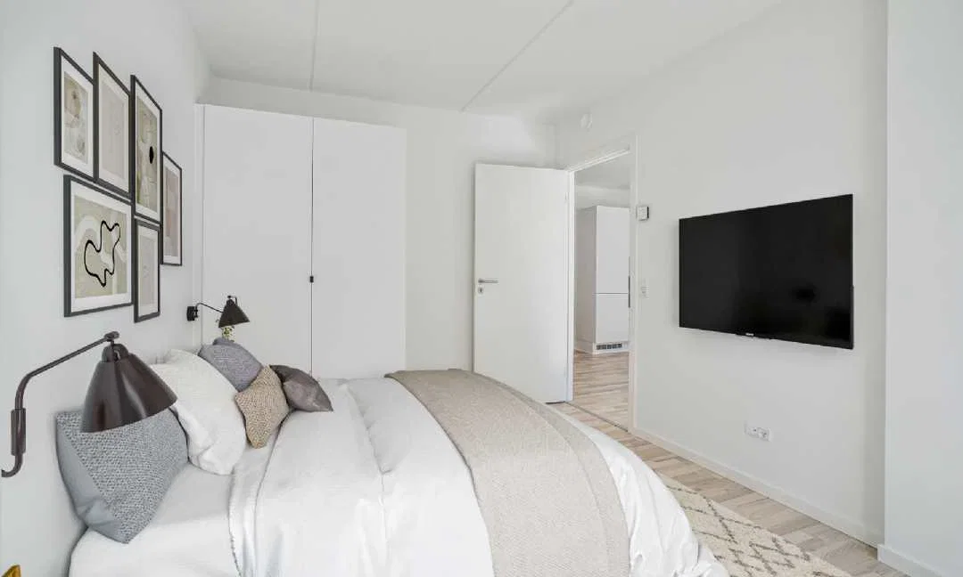 apartment Egedal stationsby - Skøn og velindrettet 2-værelses bolig med stor altan og gulvvarme i hele boligen!