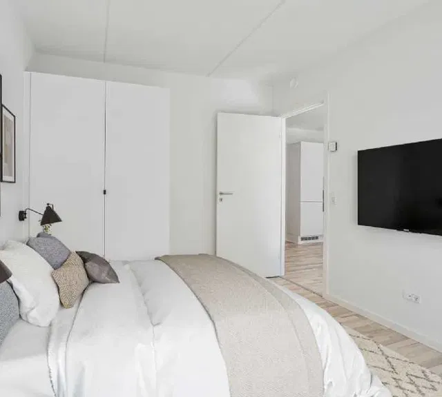 apartment Egedal stationsby - Skøn og velindrettet 2-værelses bolig med stor altan og gulvvarme i hele boligen!