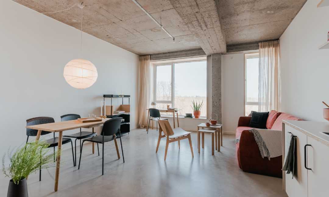 apartment Studio med albuerum og byens puls tæt på