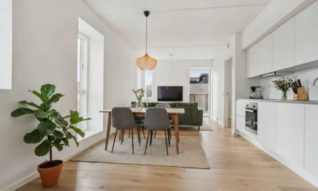 apartment Penthouse - Large and Spacious 3-Room Apartment with Balcony