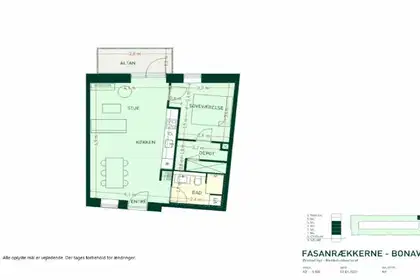 Visual presentation of the listing