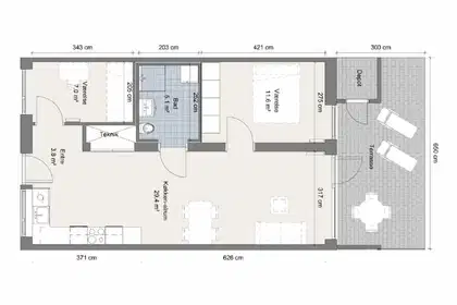 Visual presentation of the listing