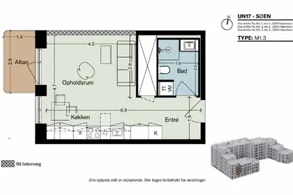 Visual presentation of the listing