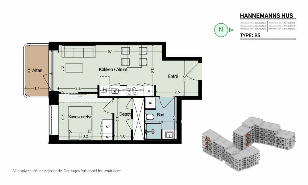 Visual presentation of the listing