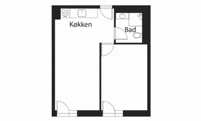 Skøn 2-værelses bolig i hjertet af København NV - Svanevej, København NV - 1