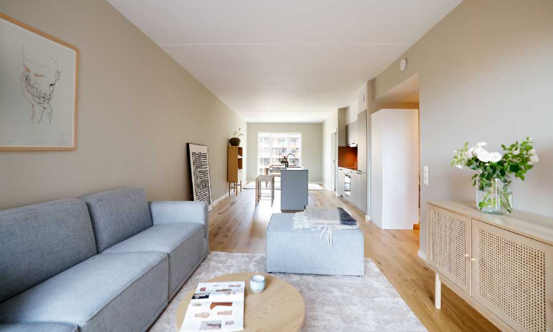 apartment UN17 Søen - 1 vær. lejebolig med  østvendt altan med kig til Fælledens smukke natur – Ideel studiebolig