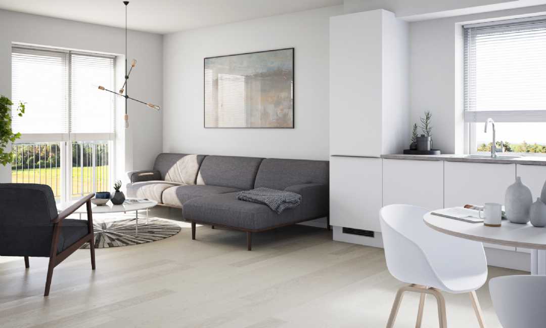 apartment Flot og lys 3-vær. bolig med altan, gulvvarme, elevator og mulighed for p plads. Tæt på centrum, natur og indkøb