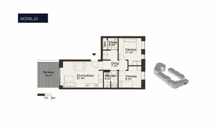 Visual presentation of the listing