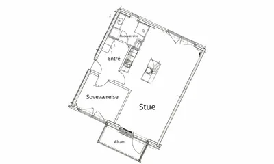 Stor 2-værelses penthouse centralt i Valby - tæt på alt - Annexstræde, Valby - 1