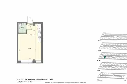Visual presentation of the listing