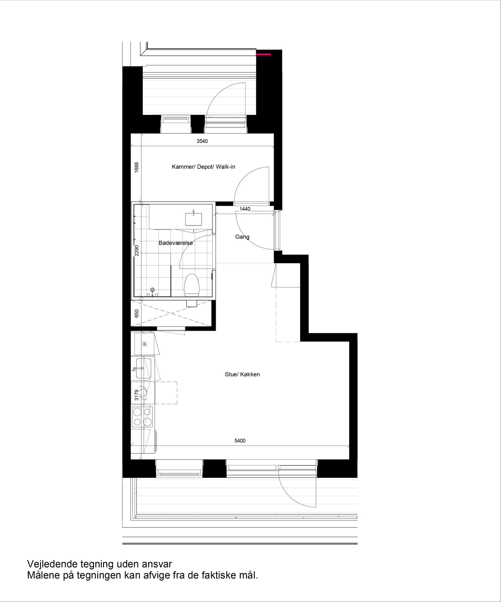 Visual presentation of the listing