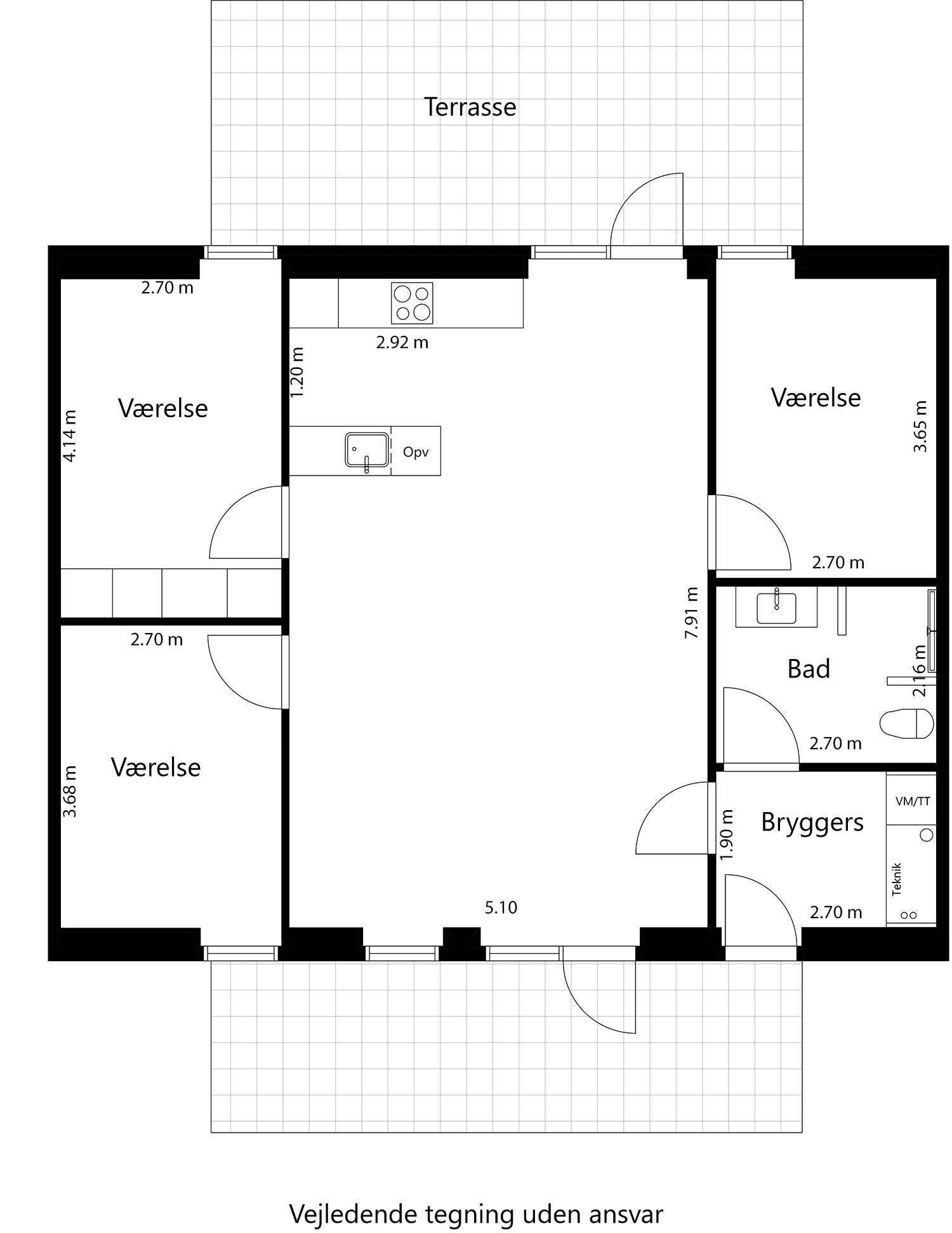 Visual presentation of the listing