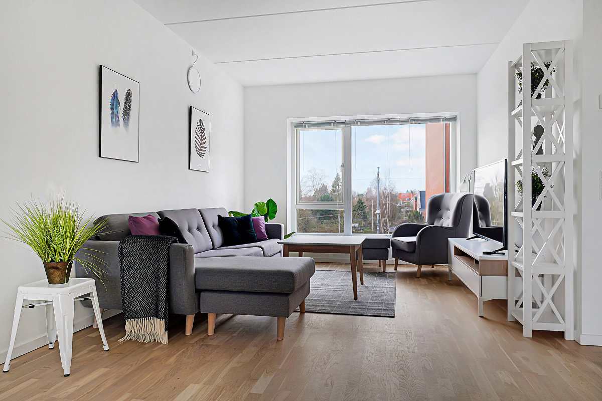 apartment Rummelig 3-værelses lejlighed med altan i Søborg