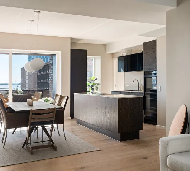 apartment Lys 111 m² bolig med havudsigt i Nordhavn