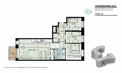 Visual presentation of the listing