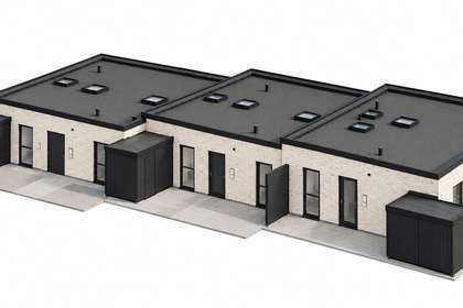 New single-storey terraced house with 3 rooms in central Skødstrup – photo 1