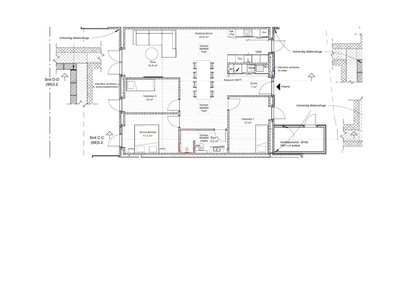 Moderne etplansrækkehus med 3 værelser i Skødstrup - Vorrevej, Skødstrup - 1