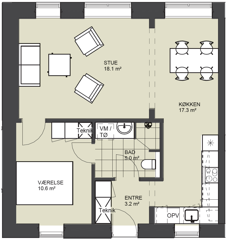 Visual presentation of the listing