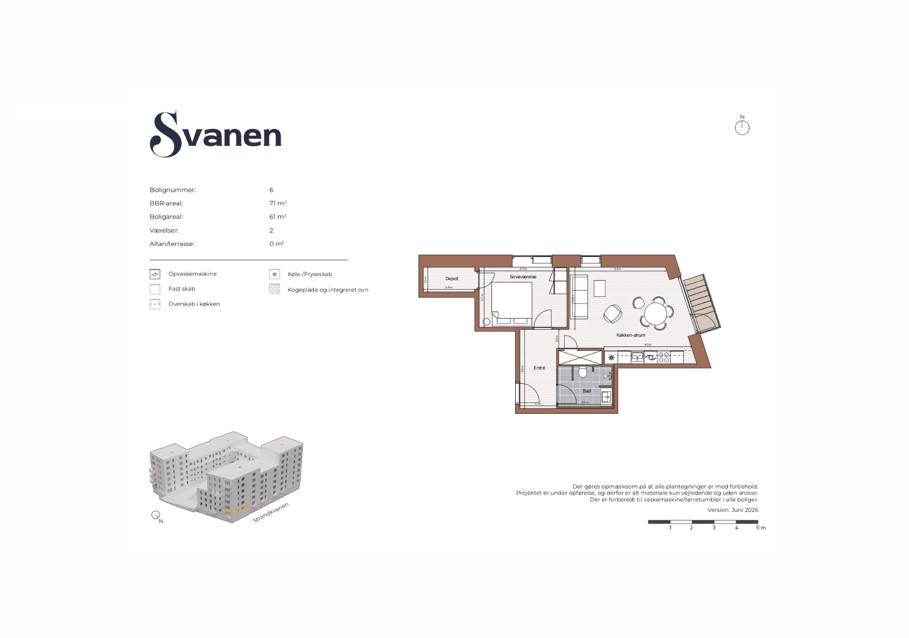 Visual presentation of the listing