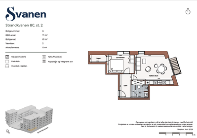 Visual presentation of the listing