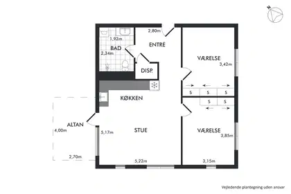 Visual presentation of the listing