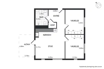 Visual presentation of the listing