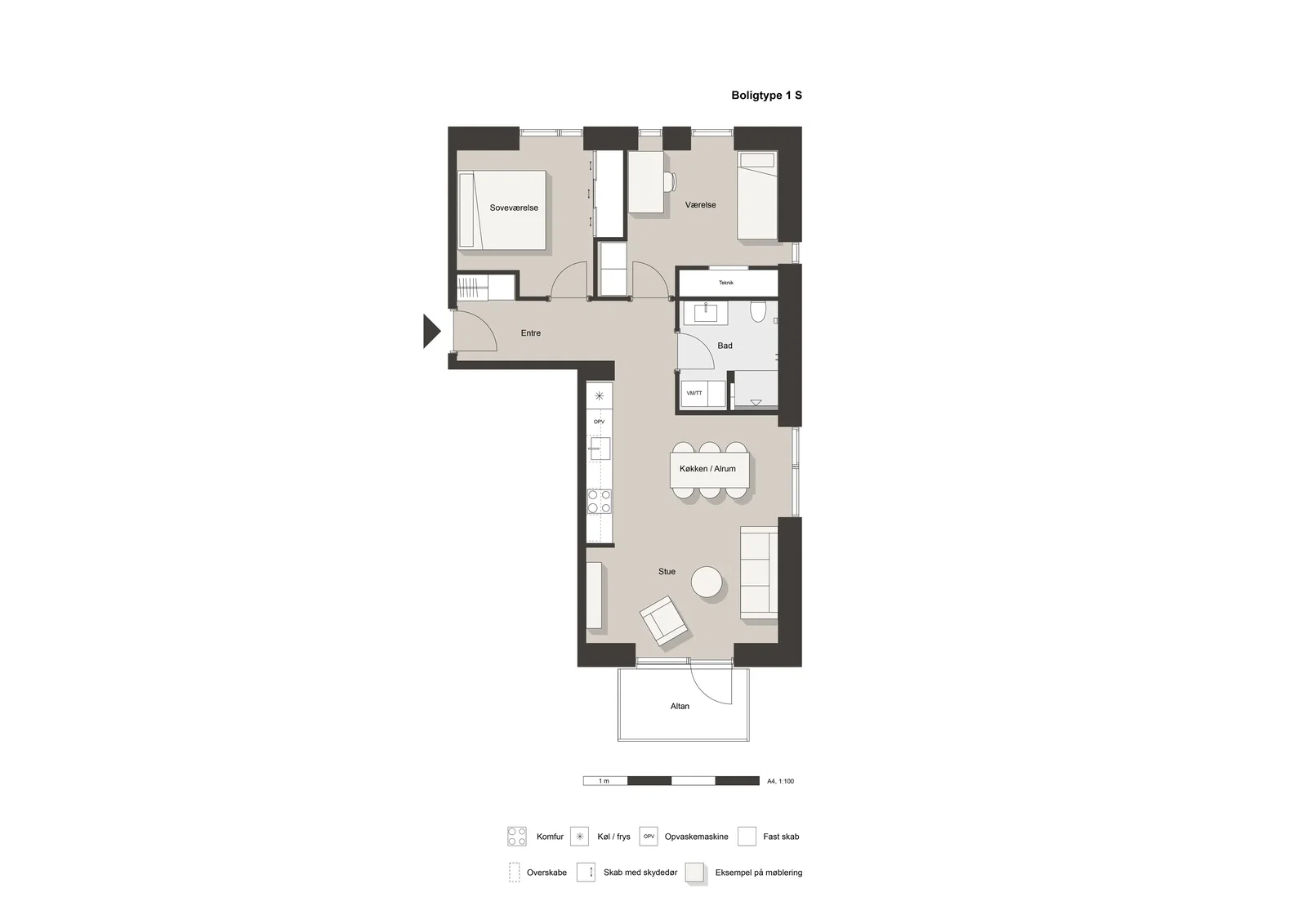 Visual presentation of the listing