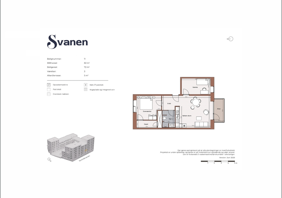 Visual presentation of the listing