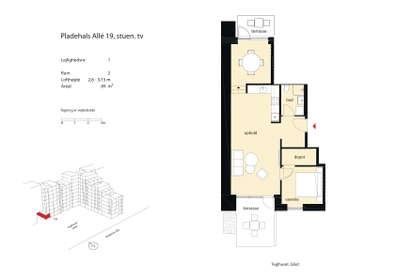 Visual presentation of the listing