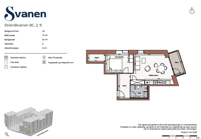 Visual presentation of the listing