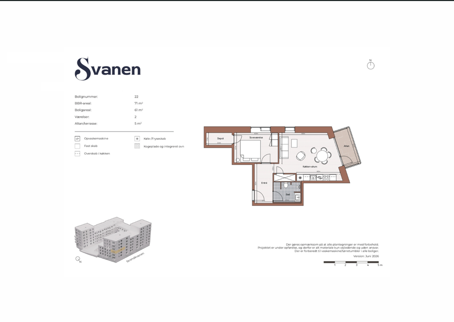 Visual presentation of the listing