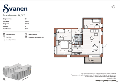 Visual presentation of the listing
