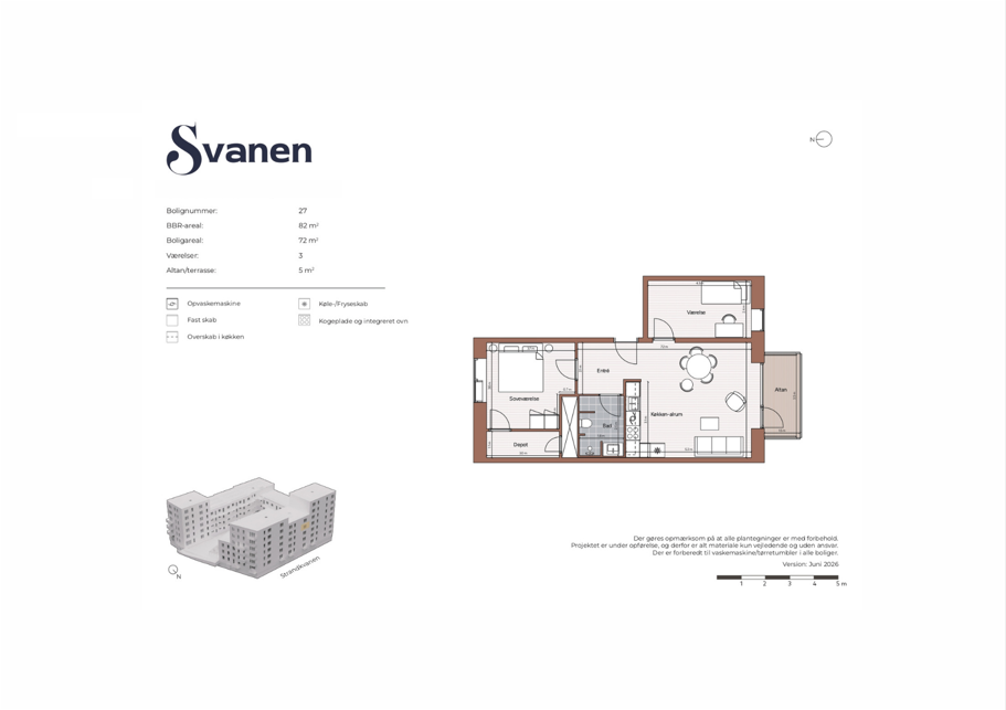 Visual presentation of the listing