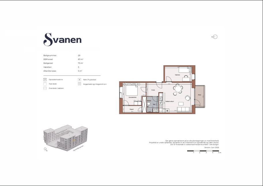 Visual presentation of the listing