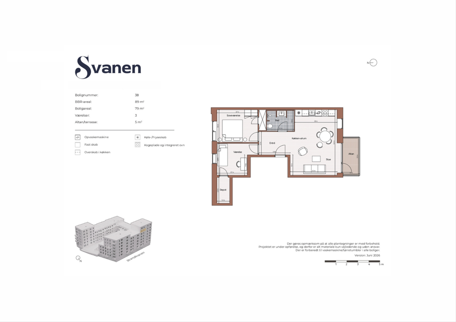 Visual presentation of the listing