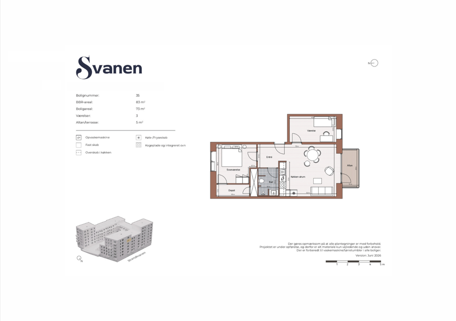 Visual presentation of the listing